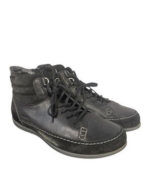 Ecco Women’s High Top Bootie Zip Leather Black 39 ankle casual grunge outdoor